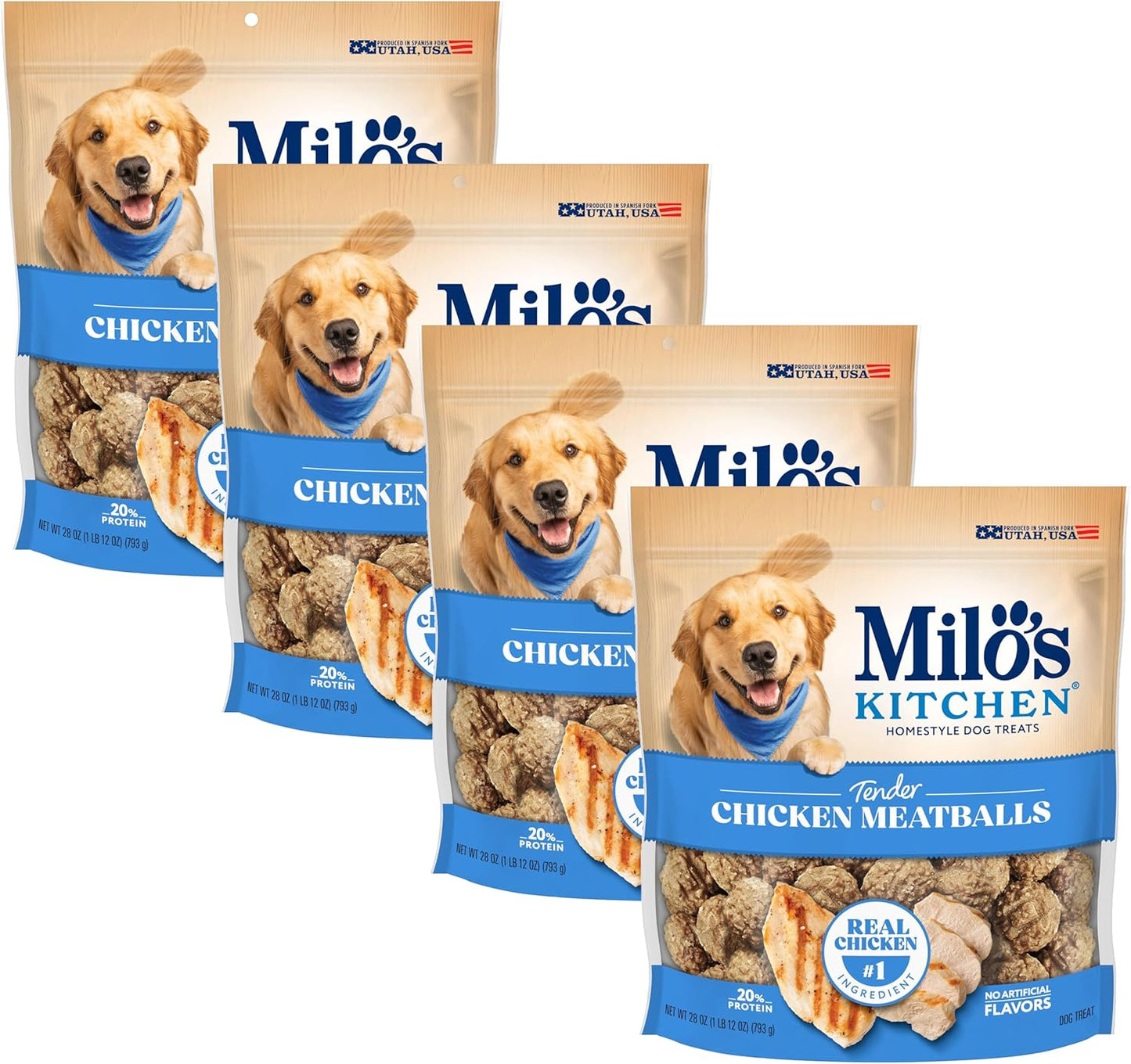 Milo's Kitchen Chicken Meatballs Dog Treats, 18-Ounce - Image 8