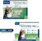 Back label view of Virbac Effipro Plus showing active ingredients list