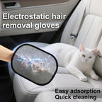 Rorodog pet hair glove used on dark clothing