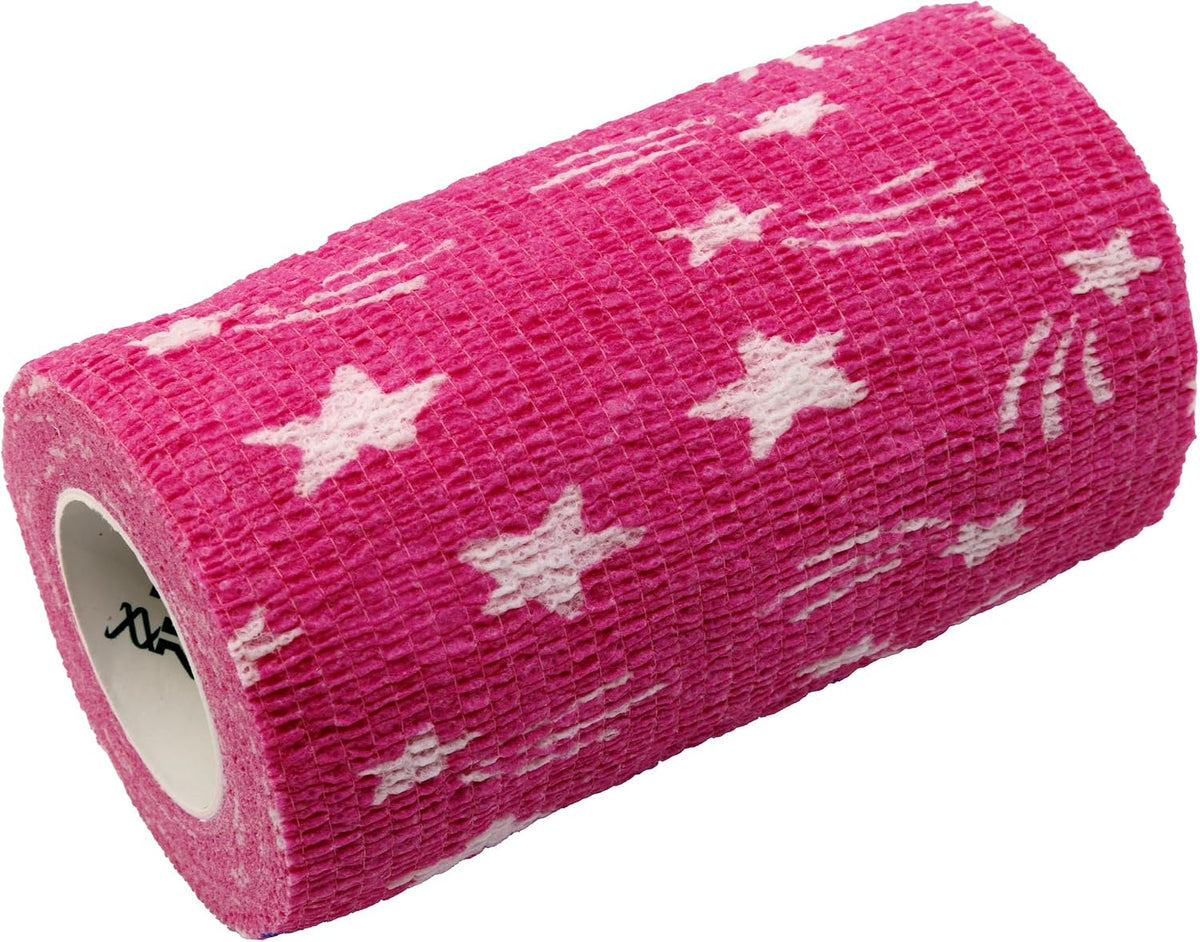 Hand-tearable Neogen cohesive bandage application demonstration