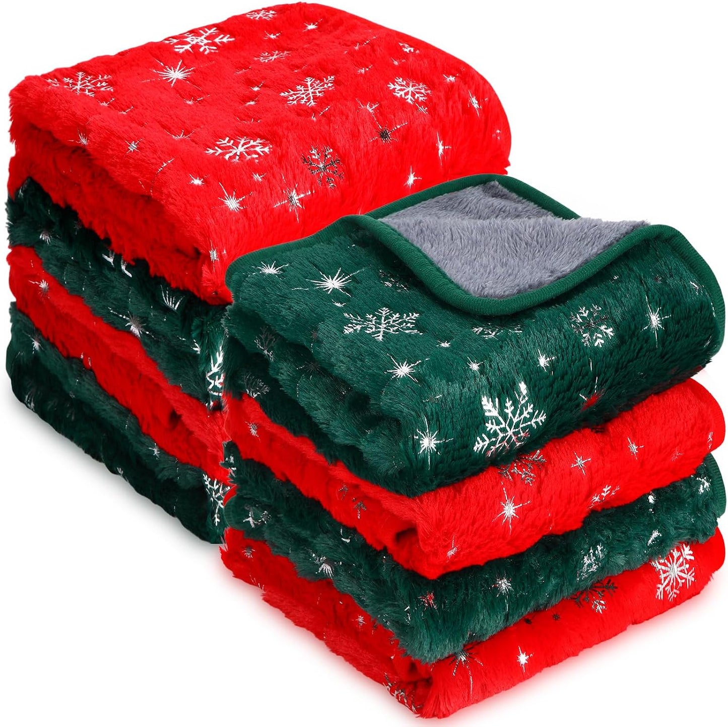 Tudomro 8 Pcs Absorbent Guinea Pig Blankets Washable Small Animal Fleece Bedding Cage Liners Reusable Pet Sleep Mat Pad Cover for Ferret Chinchilla Furniture Protection(Dot,12 x 12 Inch) - Image 11