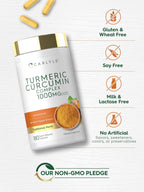 Carlyle Turmeric Curcumin with Black Pepper | 180 Capsules - Image 5