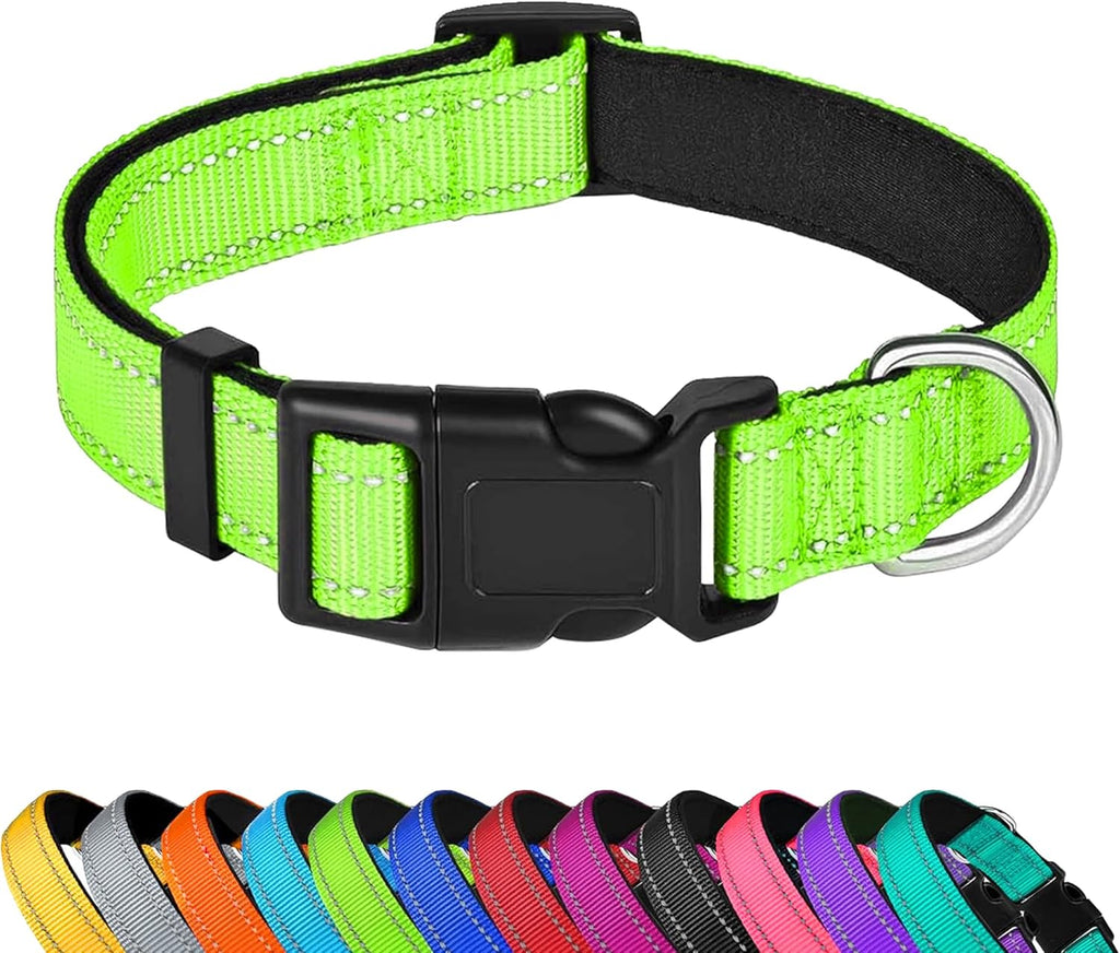 Teal PWOD medium dog collar packaging