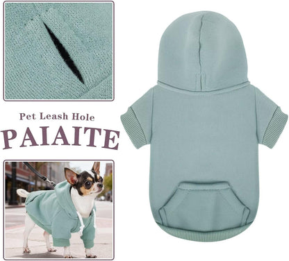 Premium stitching and fleece material detail of Paiaite puppy jacket