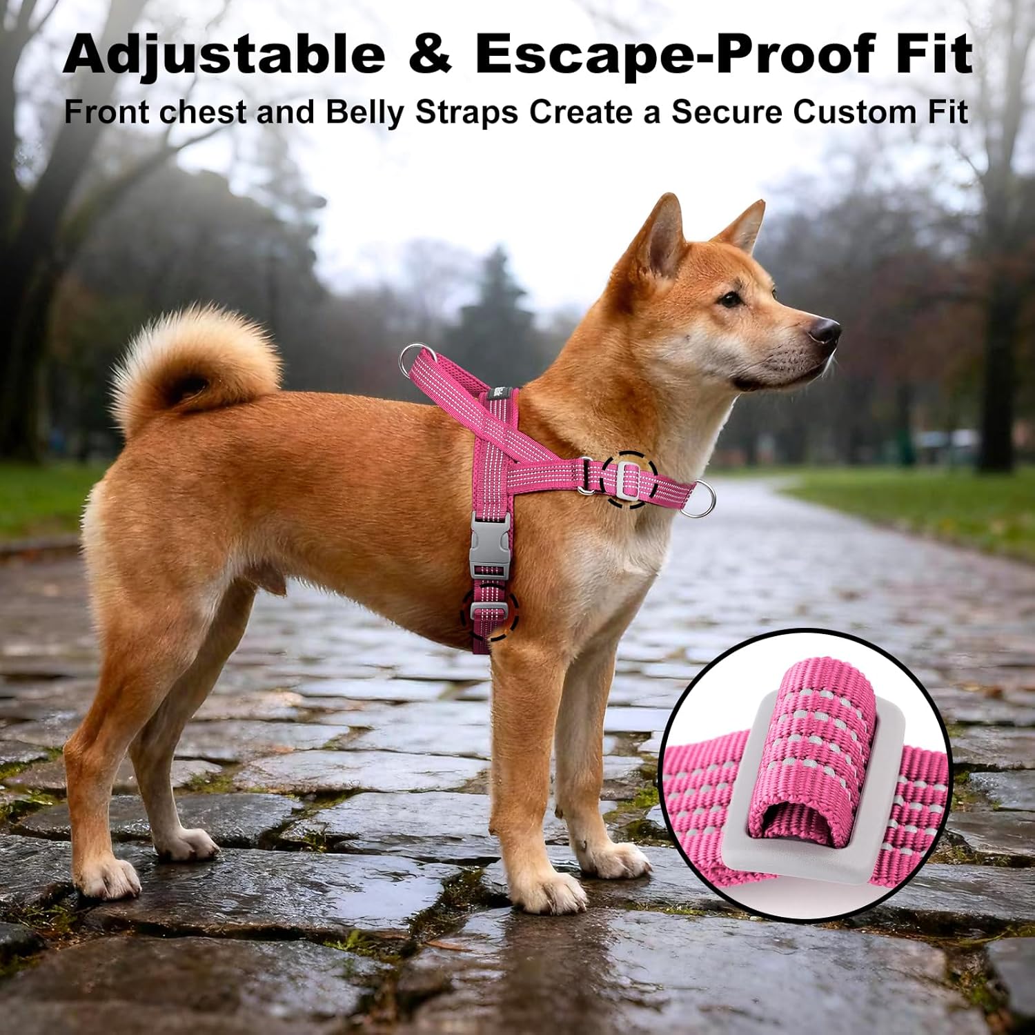 APAKBAK soft mesh padded harness durable nylon webbing close up view
