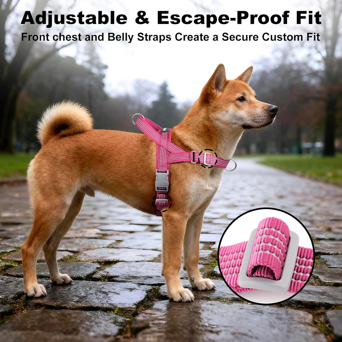 APAKBAK soft mesh padded harness durable nylon webbing close up view
