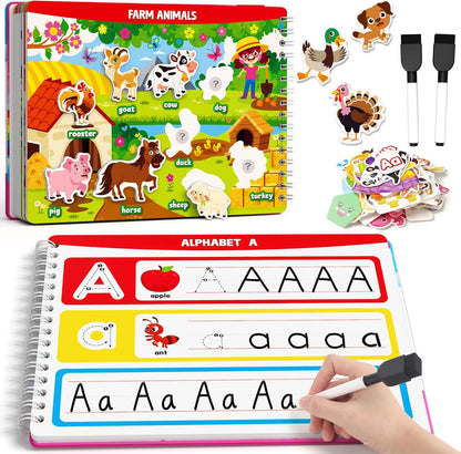 Coogam Montessori preschool learning busy book front view showing colorful cover design