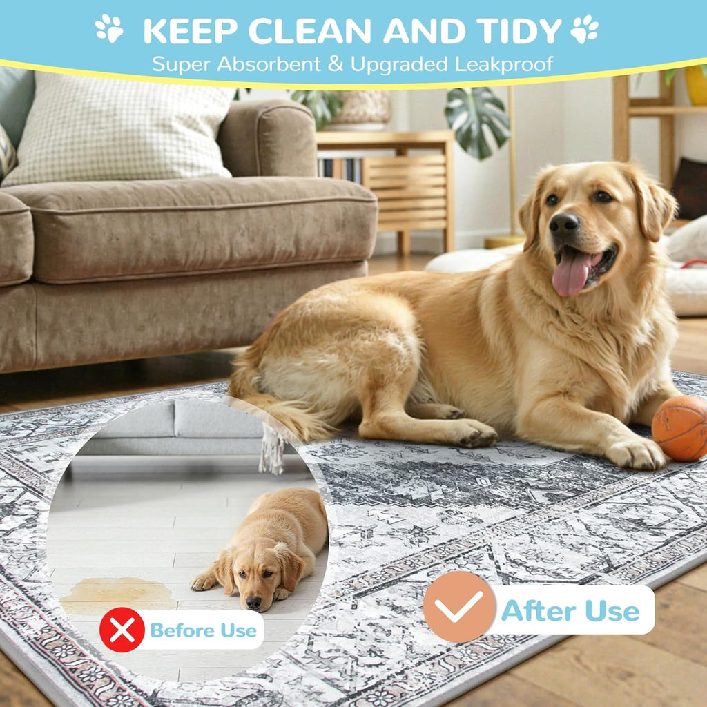 Lahome dog training mat showing honeycomb quilted texture