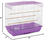 Prevue Pet Products SP1804-3 Flight Cage, Lilac/White,26" L x 14" W x 22 1/4" H - Image 4