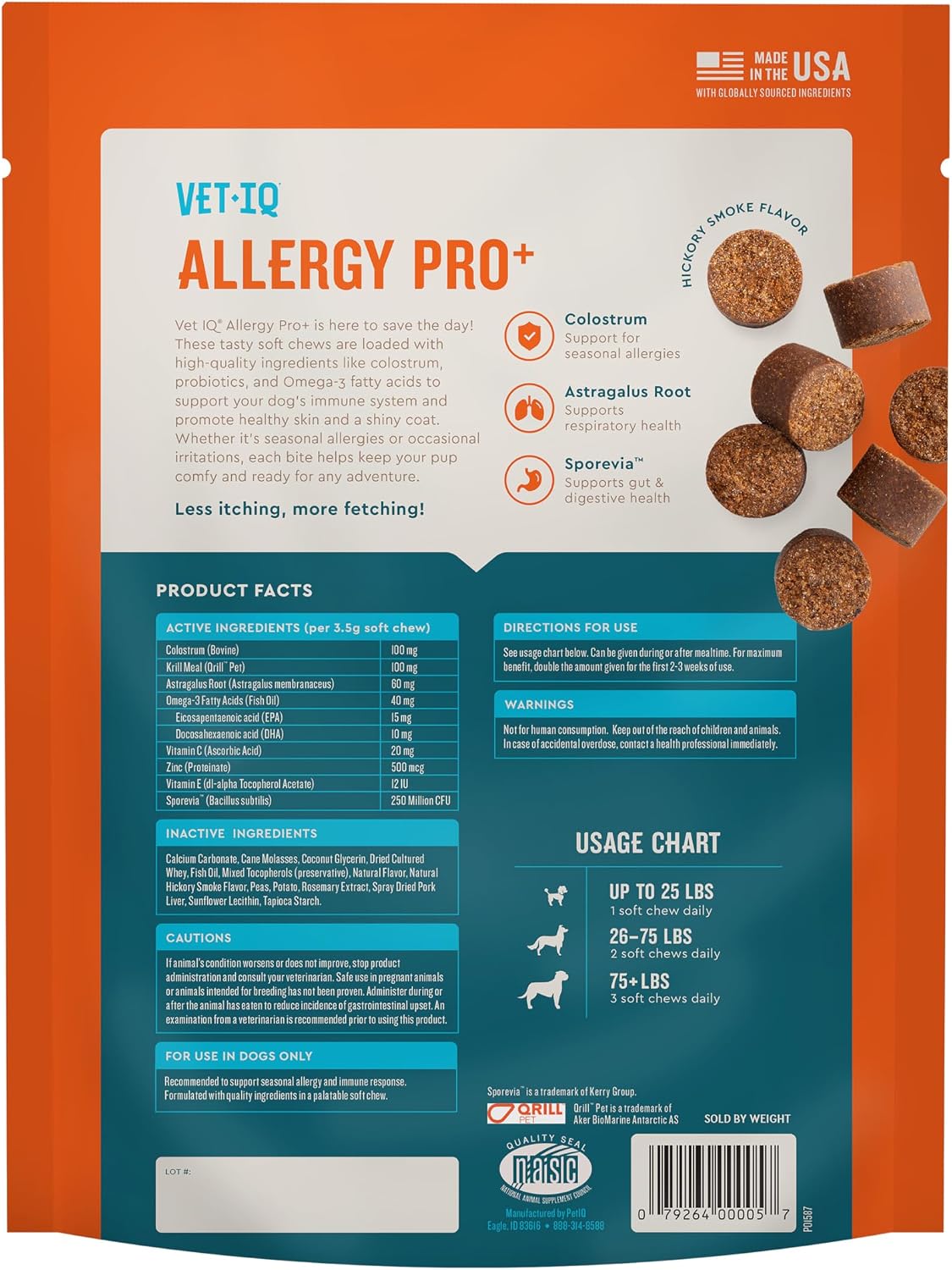 VetIQ Allergy Pro Plus for seasonal support