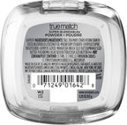 Authentic USA imported L'Oreal Paris True Match powder compact held in hand for size reference