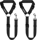 Aishikeke PawsPawty dog car seat belt 2 pack front view