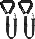 Aishikeke PawsPawty dog car seat belt 2 pack front view