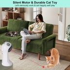 TBTeek interactive pet toy package inclusion showing anti drop safety rope and charging cable