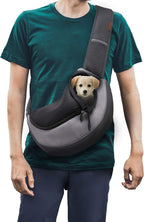 FDJASGY Pet Sling Carrier for Small Dogs Cats,Breathable Mesh Travelling Hand Free Puppy Backpack with Pouch and Adjustable Strap Carrier - Image 10