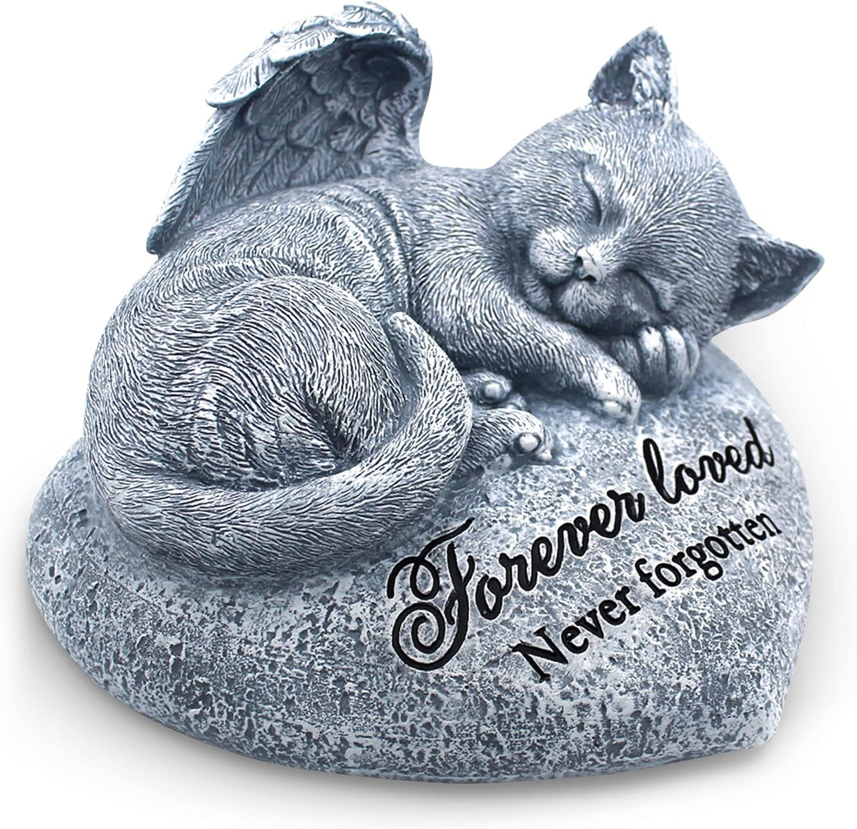 Orchid Valley cat garden statue pet memorial stone front view