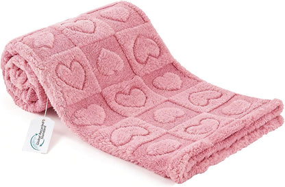 gogobunny Pet Blanket for Dogs Cats, 300GSM Ultra Soft Coral Fleece Blanket, Washable Small Dog Cat Blanket, Calming Crate Mat, Furniture Protector for Couch Bed Car Seat, Beige, 25x35IN - Image 11