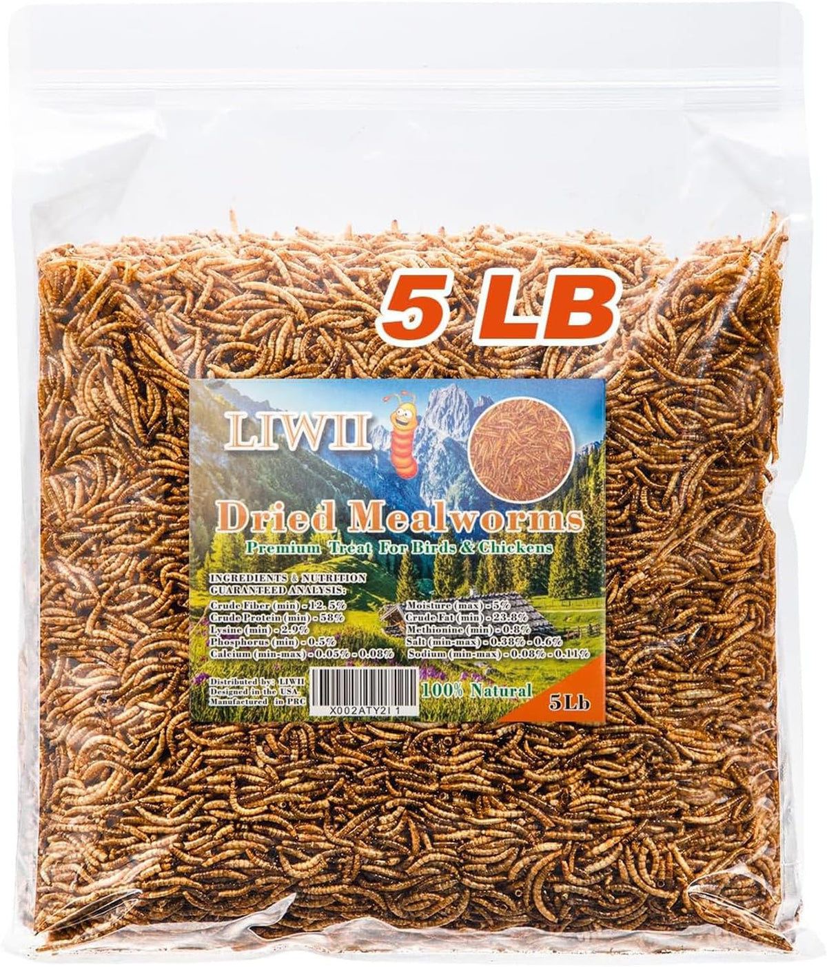 Resealable 11 pound bulk packaging detail