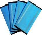NizHome equine leg guards 8 pack layout highlighting pink red and blue options.