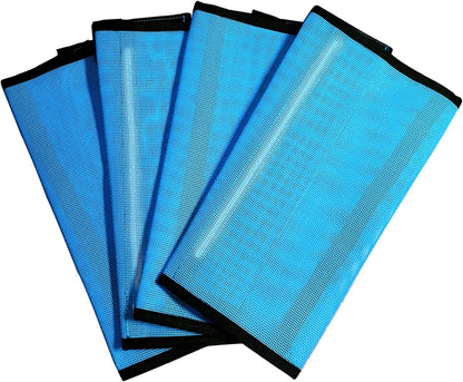 NizHome equine leg guards 8 pack layout highlighting pink red and blue options.