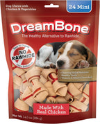 DreamBone Chicken Mini Bone Dog Treats, Daily Rawhide-Free Chew, Digests Safely and Completely, With Real Protein, Chicken and Veggies, 50 count - Image 11