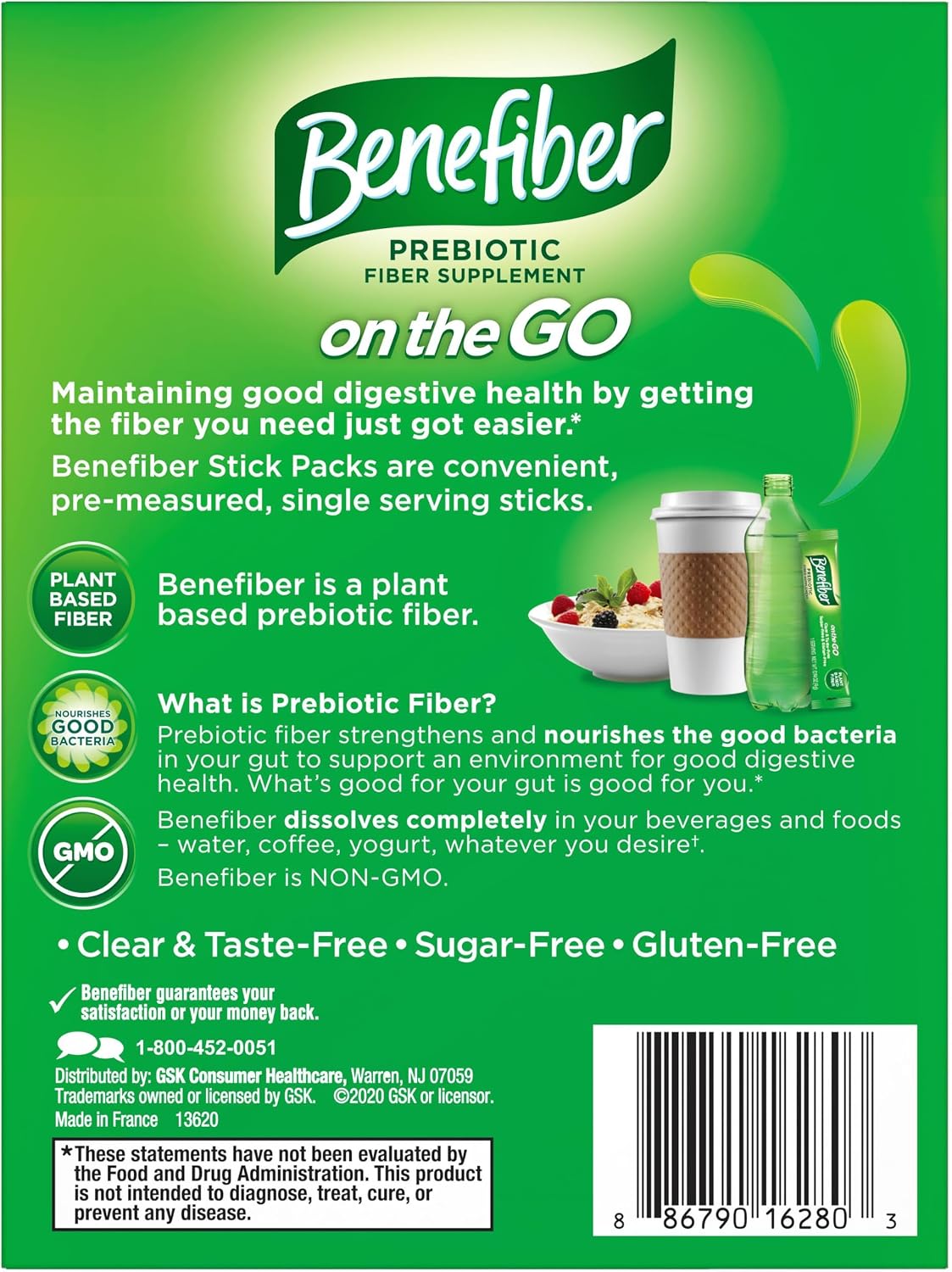 Benefiber Prebiotic Fiber Supplement Powder, Unflavored, 28 Stick Packs - Image 15