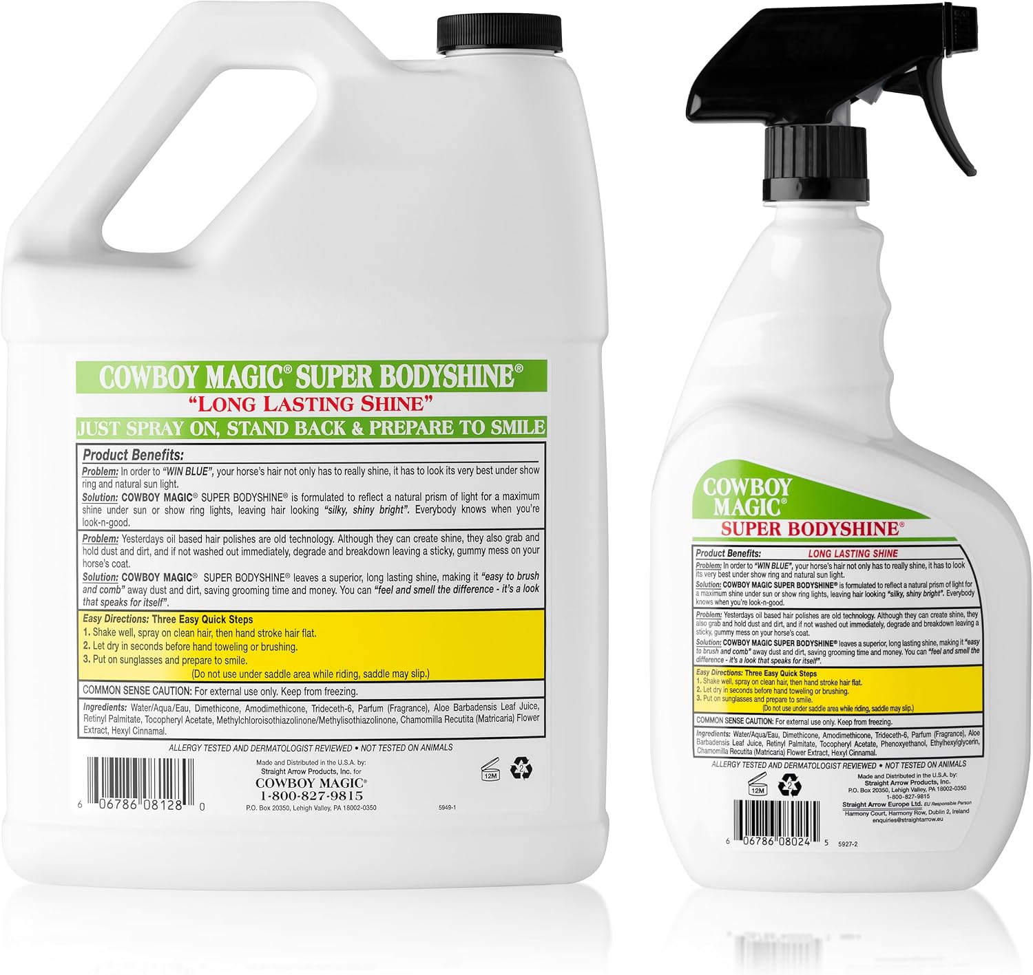 Cowboy Magic grooming spray bottle for professional animal coat care