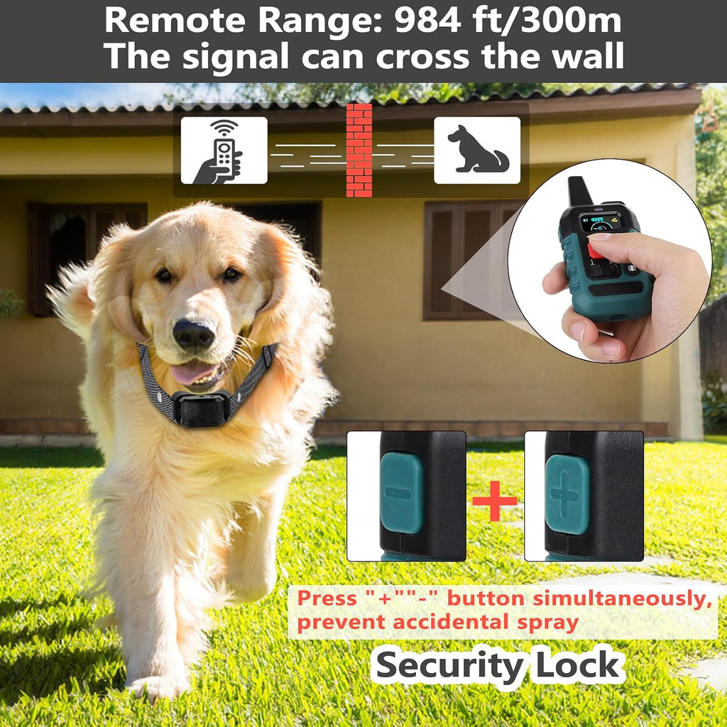 Waterproof design details of Supernight citronella spray collar