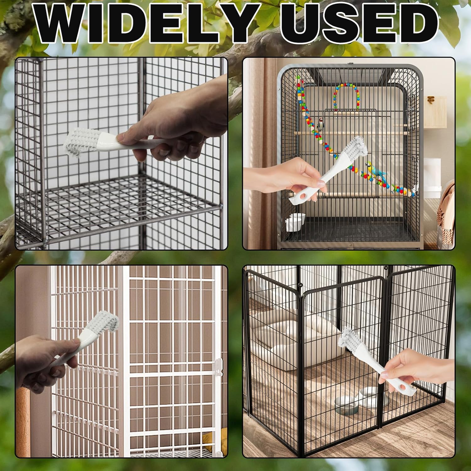 Professional bird cage maintenance tool for parrot owners