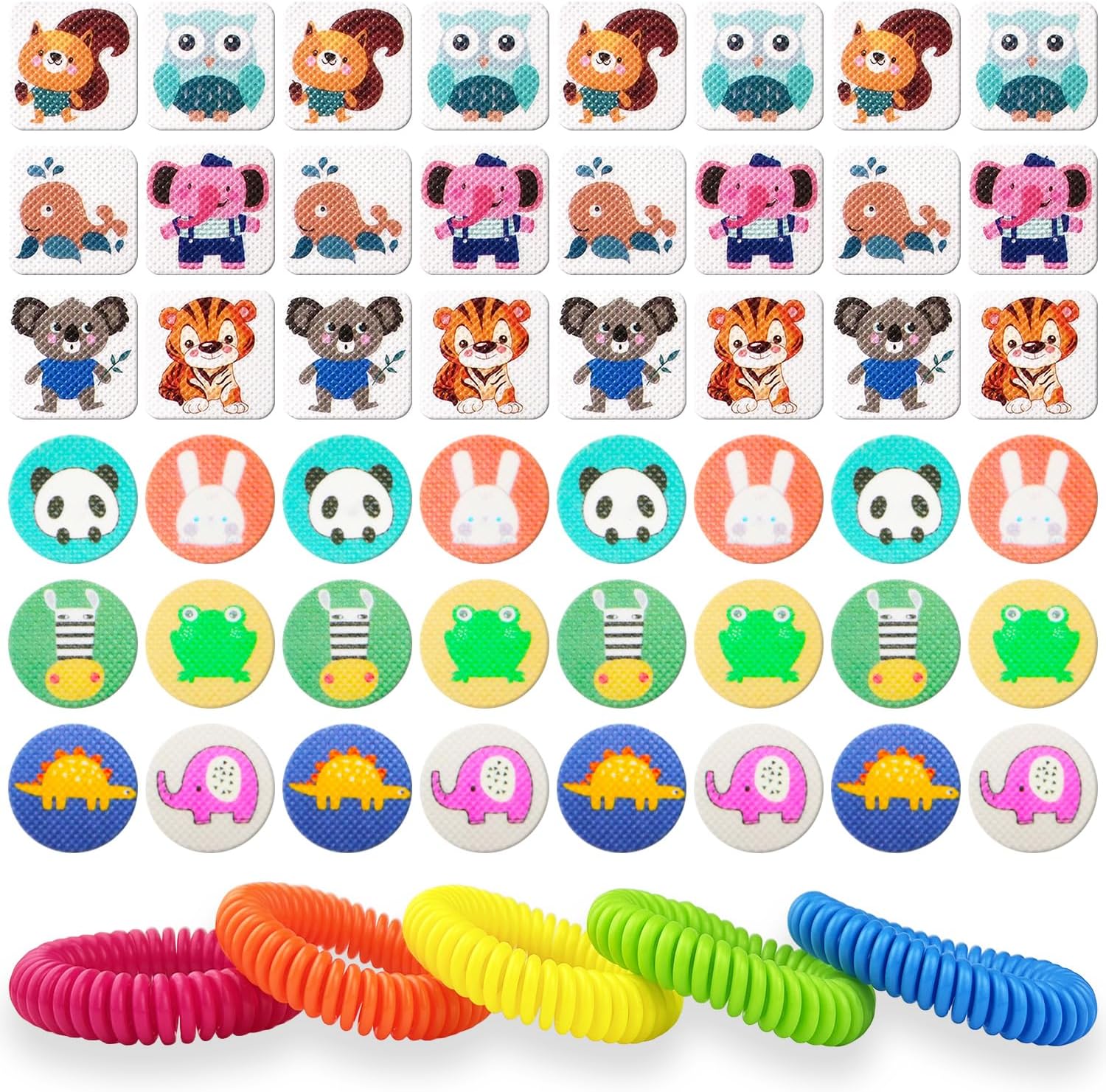 BuggyBands mosquito repellent stickers 240 piece set front view