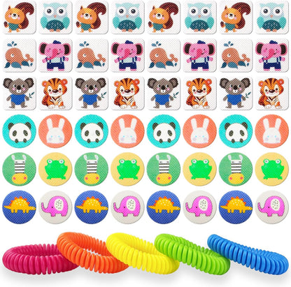 BuggyBands mosquito repellent stickers 240 piece set front view