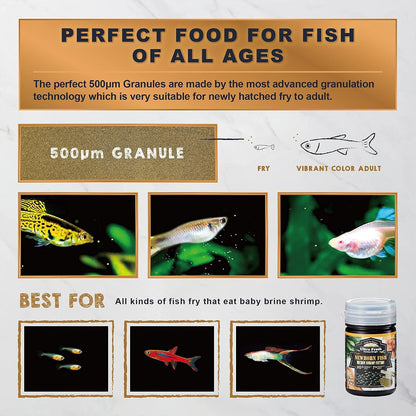 Authentic USA imported Ultra Fresh pet nutrition for sensitive ornamental fish fry