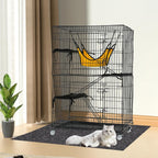 Packaging and folded layout of the Ylsamzgkj large bird cage mat