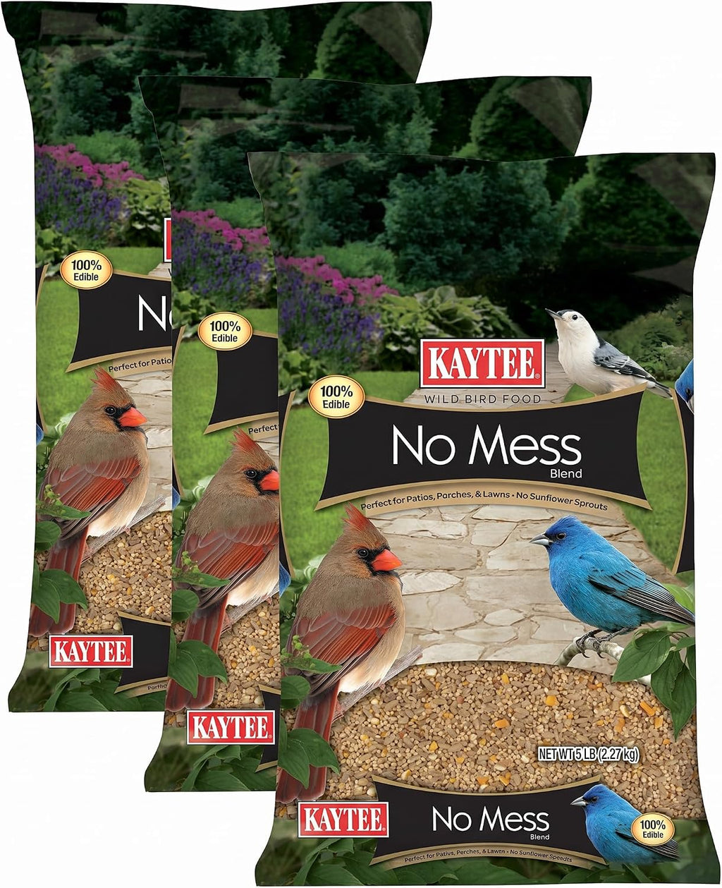 Kaytee Wild Bird No Mess Food Seed Blend for Cardinals, 10 Pound - Image 9