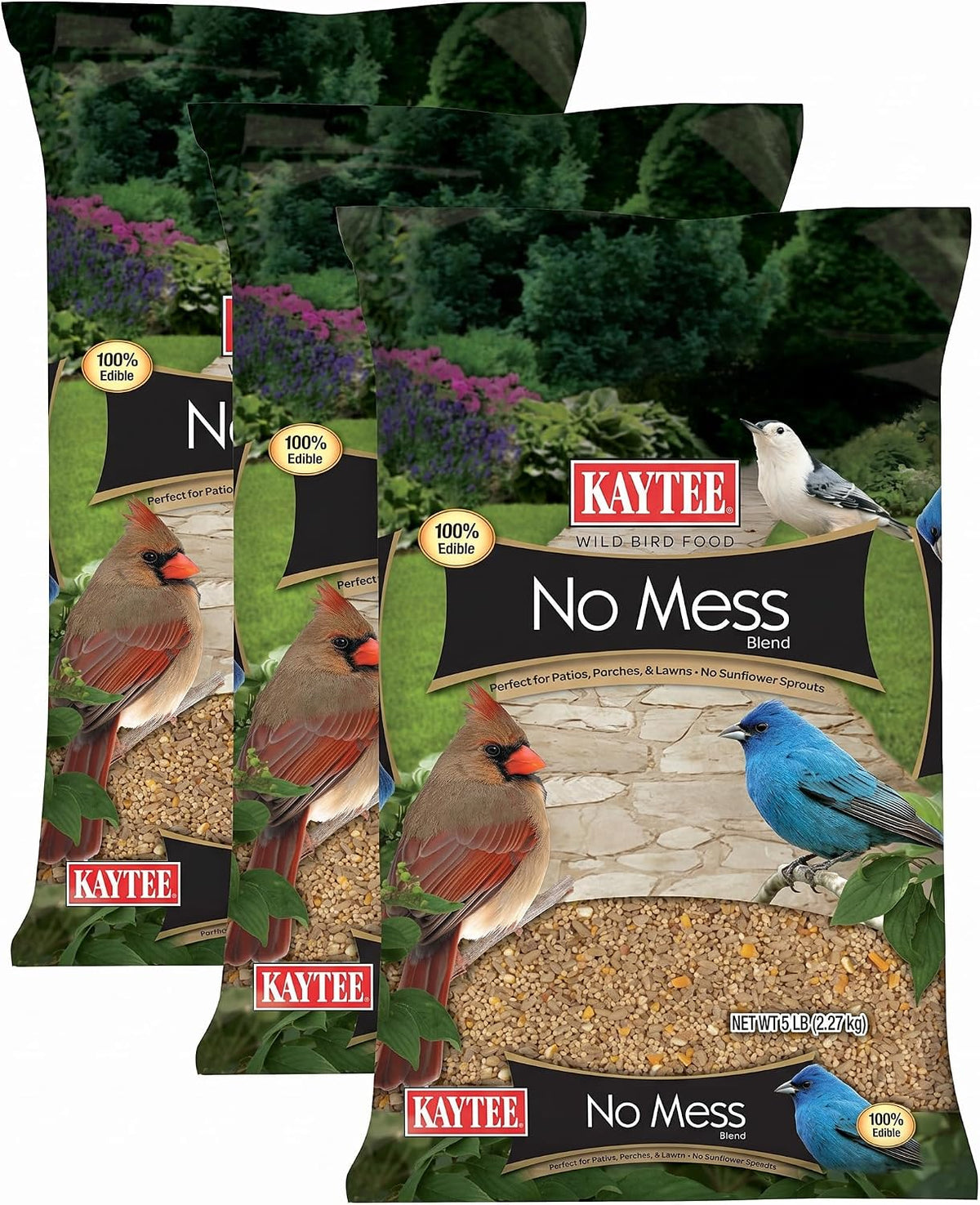 Kaytee Wild Bird No Mess Food Seed Blend for Cardinals, 10 Pound - Image 9