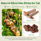 GBSYU Silvervine Sticks Cat Kitten Chew Toys for Indoor Cats Teeth Cleaning - Image 2