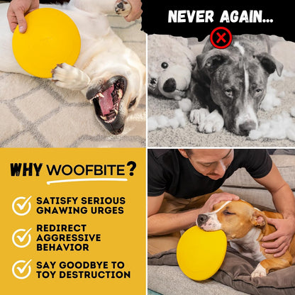 WoofBite disc packaging and product details