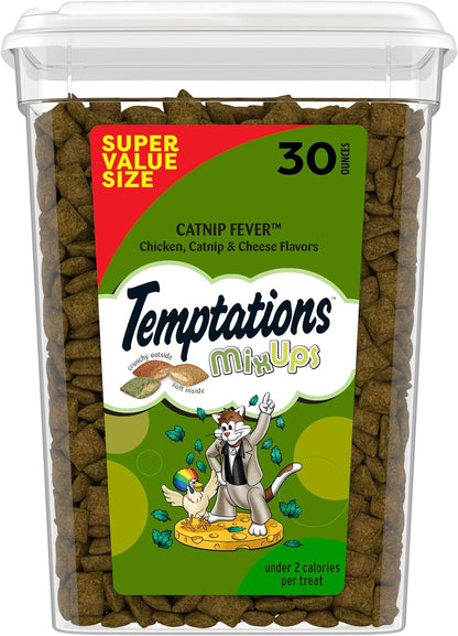 Temptations Cat Treats, Classic Crunchy and Soft Cat Treats, Catnip Fever Flavor, Catnip Treats, 48 oz. Bag - Image 12