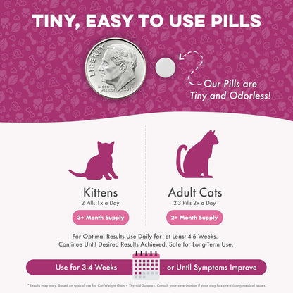 Authentic BestLife4Pets 400 pills package for balancing cat metabolism safely.