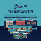 Authentic Stewart pet food products freeze dried liver rewards