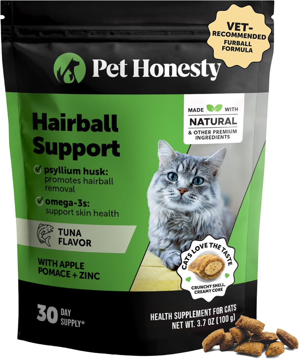Pet Honesty Vet Backed Cat Hairball Remedy Chews, Chicken, 30-Day Supply - Image 13