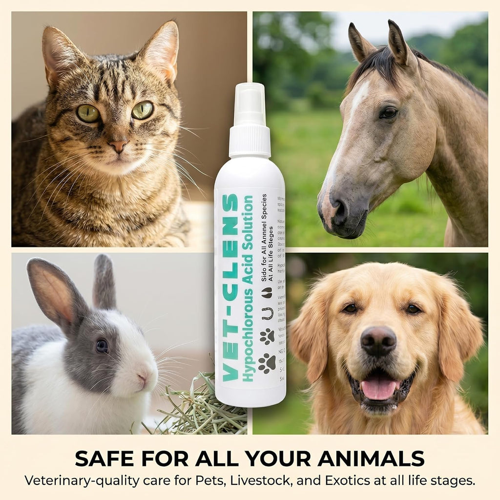 Vet-Clens Hypochlorous Acid Wound & Skin Care Spray, 8 Oz - Image 3