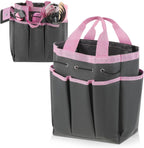 Abbylike Grooming Tote Bag for Horses and Dogs Organize Tack Tools Equestrian Grooming Kit Care Portable with Multiple Pockets for Supplies (Stylish,10.63 x 10.63 x 9.45 Inch,Khaki and Black) - Image 10