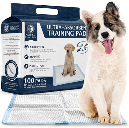 American Kennel Club Scented Puppy Training Pads with Ultra Absorbent Quick Dry Gel - 28 x 30 Pee Pads for Dogs - Fresh Scented - 50 Count, XL - Image 9