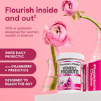 Physician's Choice Women's Probiotic supplement facts label