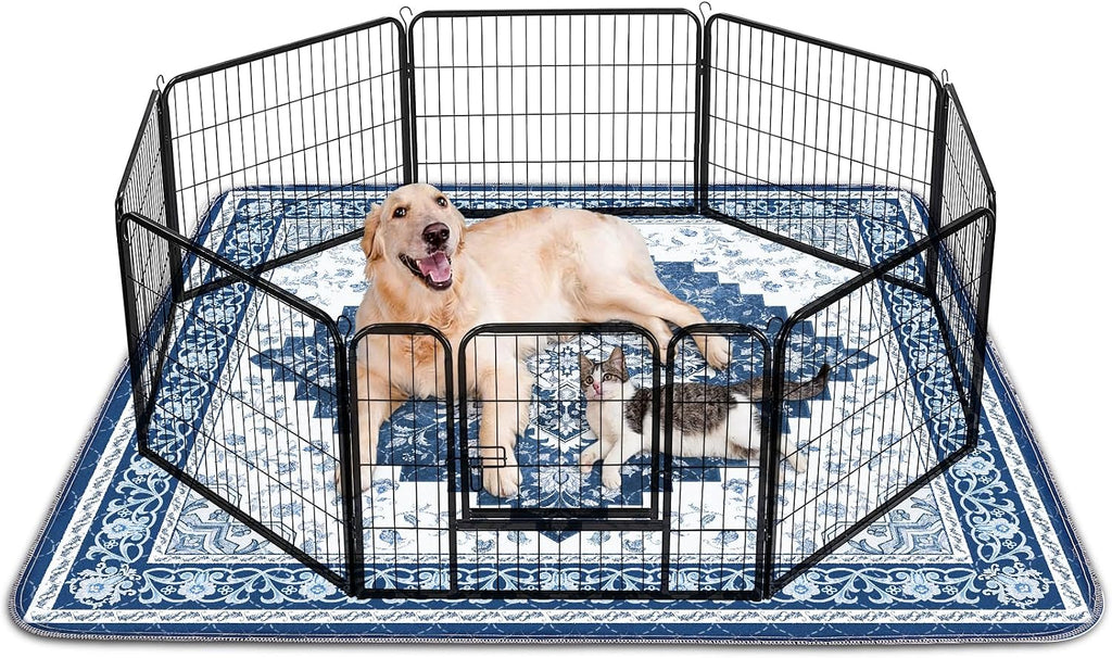 INVENHO Washable Pee Pads for Dogs 72"x72" Reusable Dog Pads Extra Large Upgrade Non-Slip Dog Pee Pads Heavy Absorbency Puppy Pee Pads Quick Dry Whelping Pads/Waterproof Puppy Training Pad - Image 15