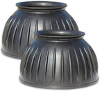 Side view of Professional's Choice large rubber bell boots for horses