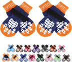 PUPTECK Anti-Slip Dog Socks with Double Sides Grips for Small Medium Large Dogs Hardwood Floors Prevents Licking, Dog Shoes for Hot Pavement Traction Control Paw Protector for Senior Dogs, Grey L - Image 13