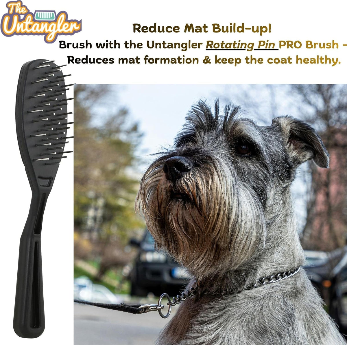 Professional pet grooming tool by Untangler for fine and long hair
