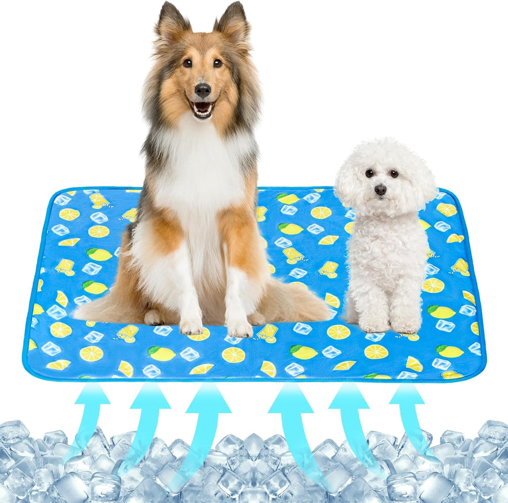 NACOCO Summer Pet Cooling Mat - Cat Dog Cushion Pad Sleeping Cool Sharks Comfortable Soft for Pets Kids and Adults (Grey Shark, S) - Image 9